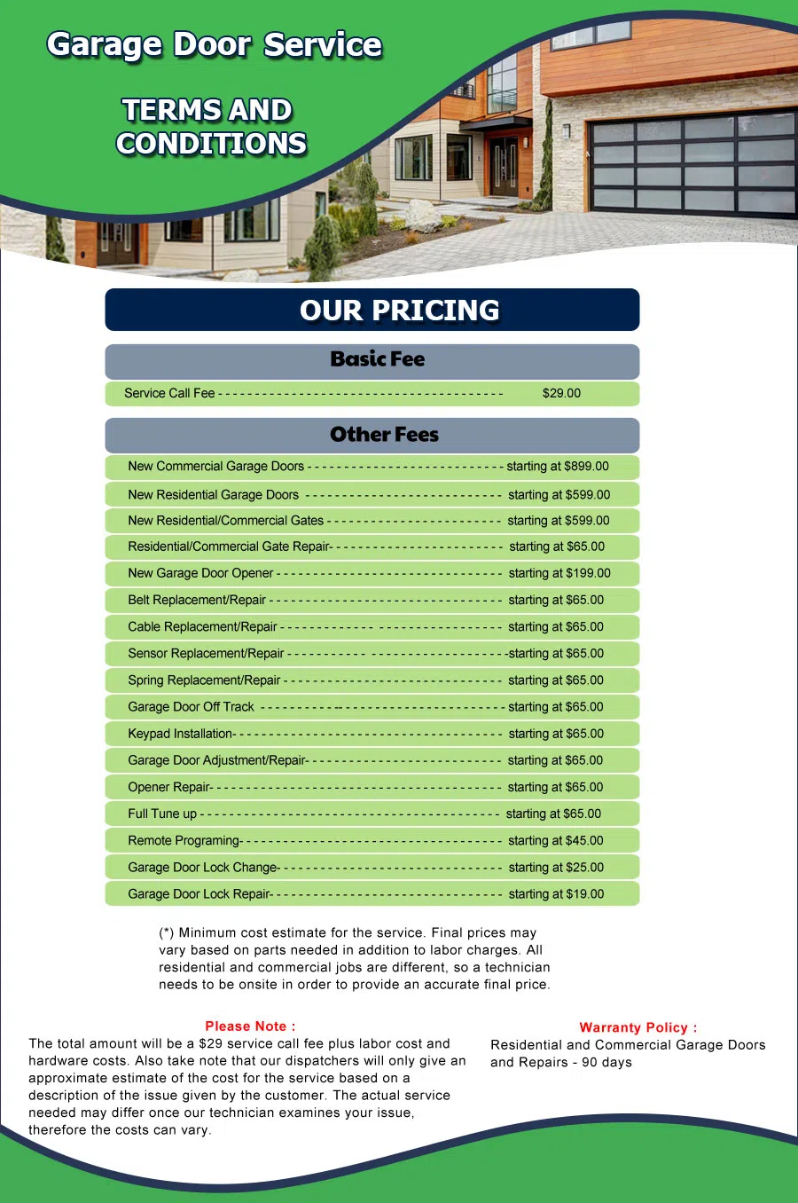 Neighborhood Garage Door Stone Mountain, GA 770-243-6001